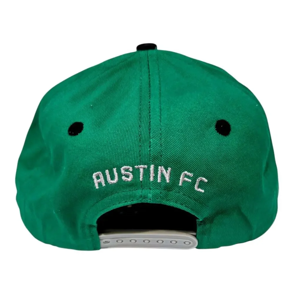 Live Breathe Futbol Austin FC Minimal Oak Tree Cap Unisex Green MLS Snapback Hat
